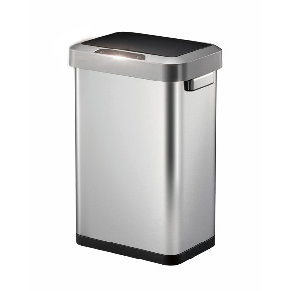 EKO Horizon Stainless Steel 45 Litre Motion Sensor Rubbish Bin